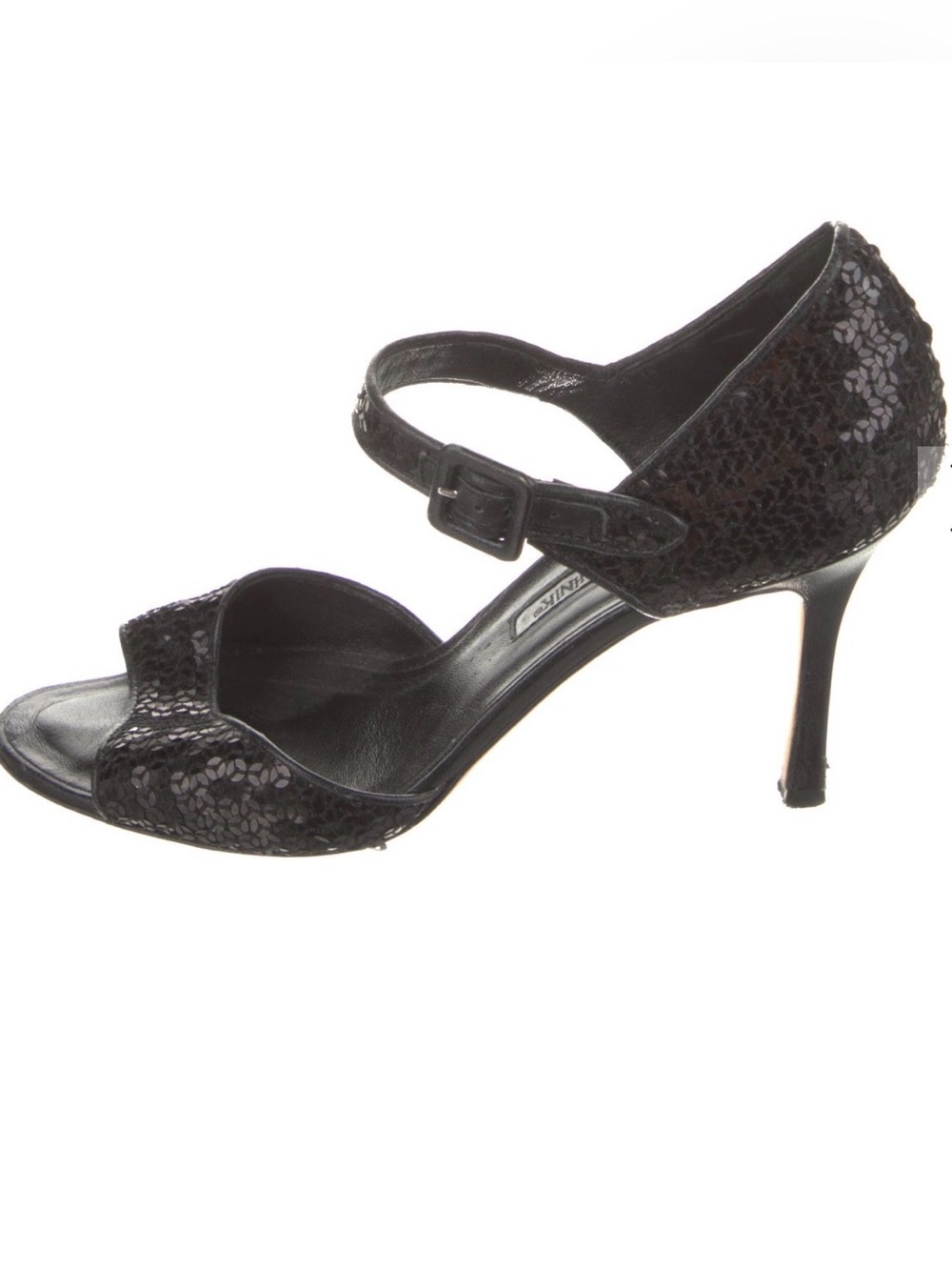 Manolo Blahnik Black Stiletto 39